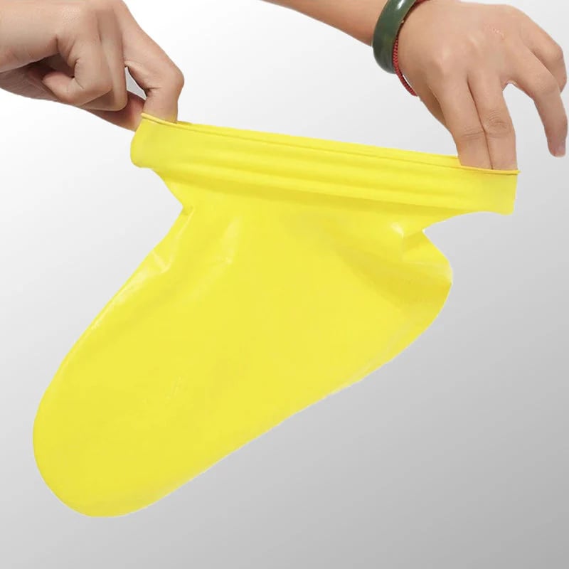 Waterproof Rain Shoe Cover – Non-slip sole & easy on/off – Reusable.