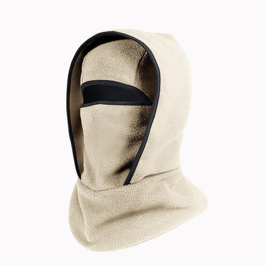 SFRCORD® Winter warm hat and scarf integrated cycling face mask, sports ski head cover, neck guard, windproof and cold-proof.