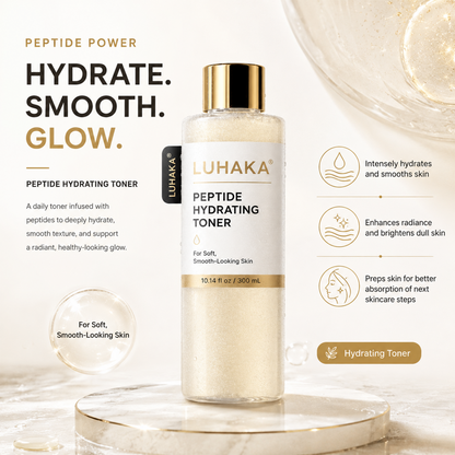 Peptide EGF Facial Toner with Copper Peptides for Sensitive Skin. 10.14 fl oz
