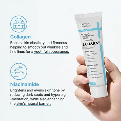 Luhaka® Ultimate Moisturizing Cream Anti-Aging Whitening Repair Redness Essence Repairing Calming Pore Moisturizer Skin Care