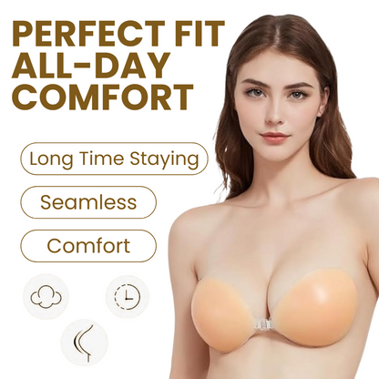 Luhaka® Adhesive Bra Strapless Sticky Invisible Push Up Silicone