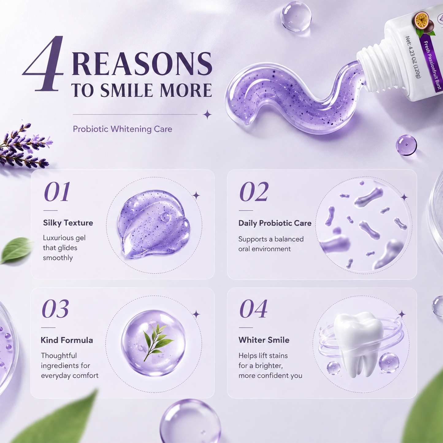 KISSHI 7Pro Probiotic Whitening Toothpaste
