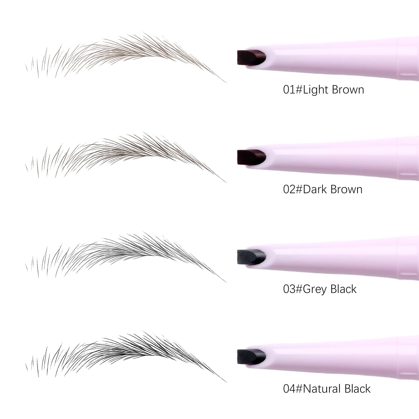 LUHAKA® DOUBLE-ENDED FEATHER EDGE EYEBROW PENCIL KIT
