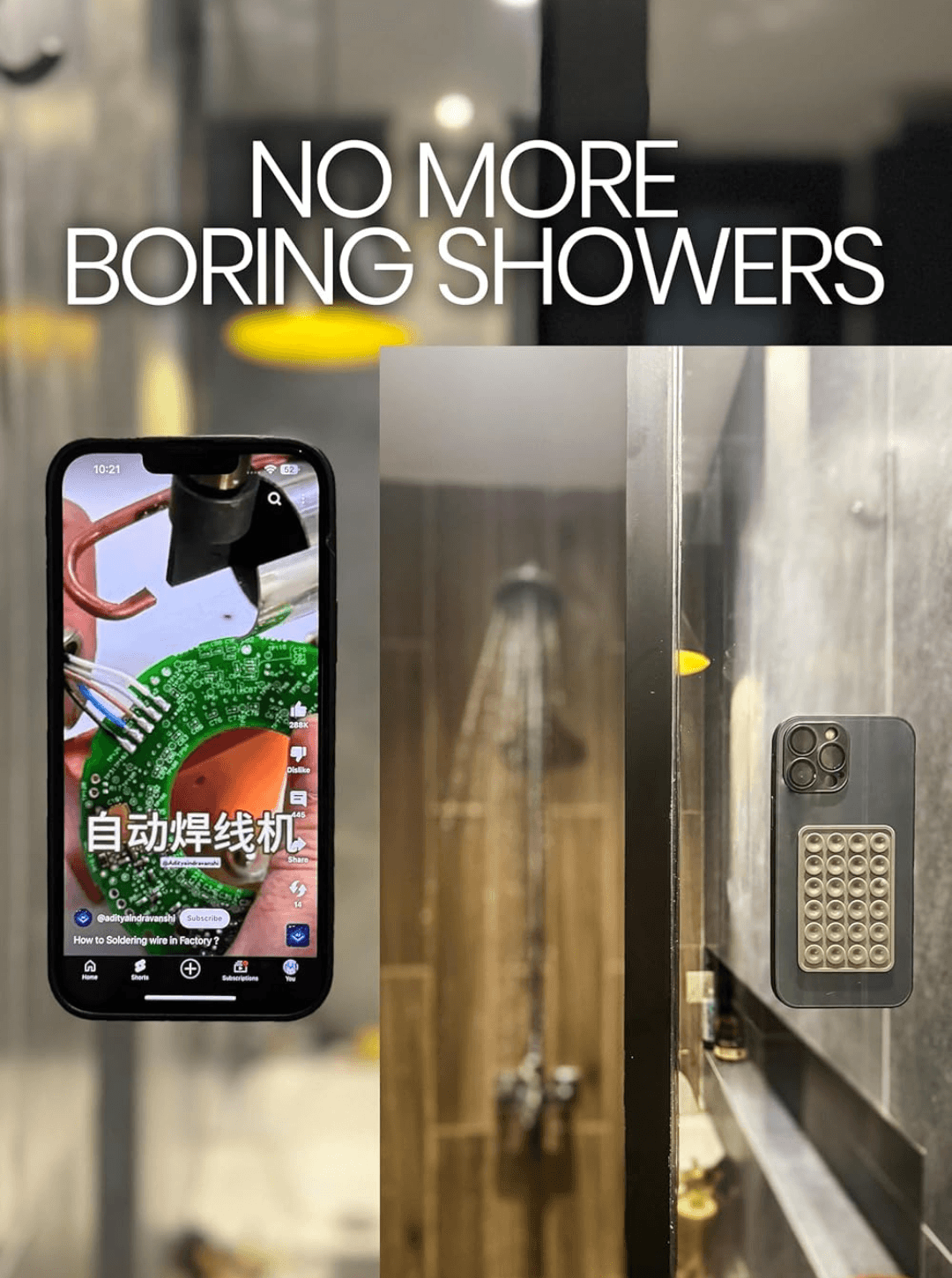 CZTICLE® Silicone Suction Phone Holder