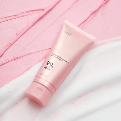 Luhaka® PDRN Pink Niacinamide Whip Cleanser – 120g | Brightening, Pore-Clearing Cream Foam