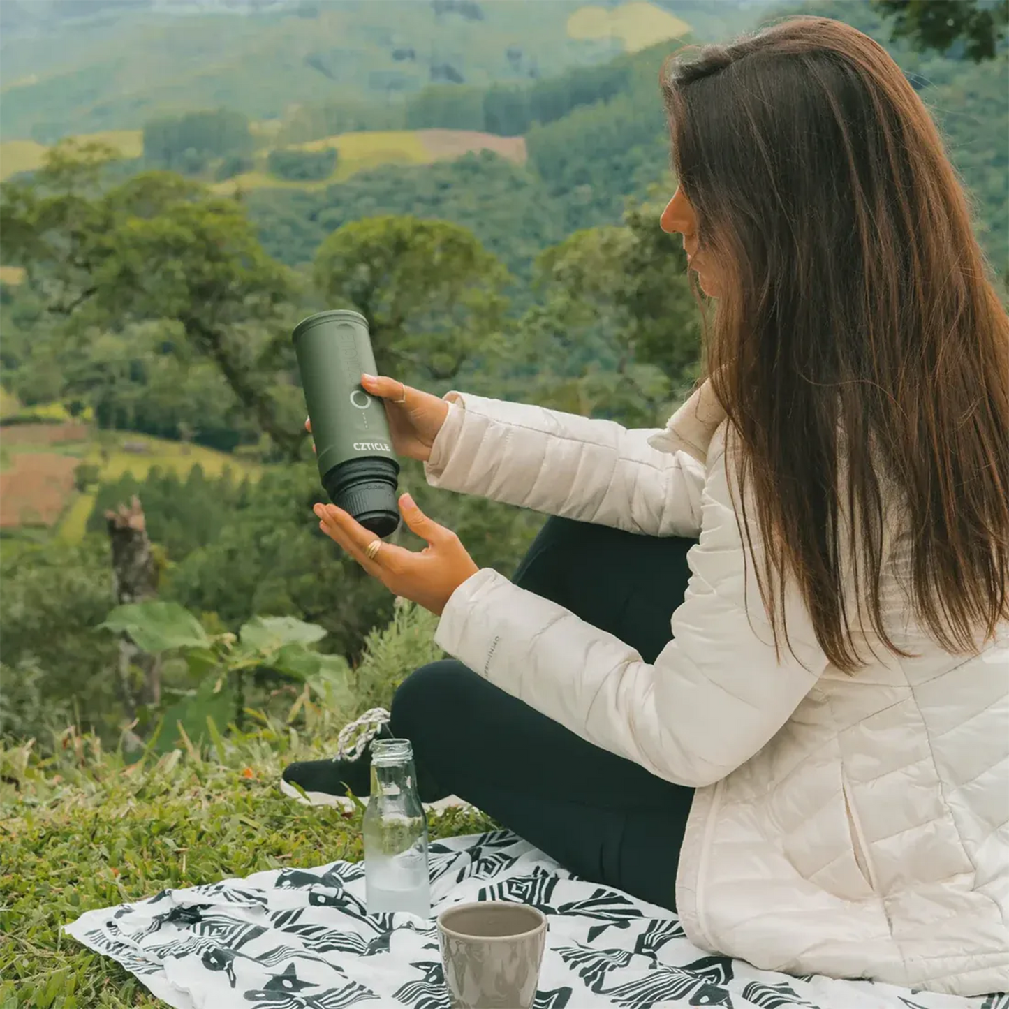CZTICLE® Nano Portable Espresso Machine (Forest Green)