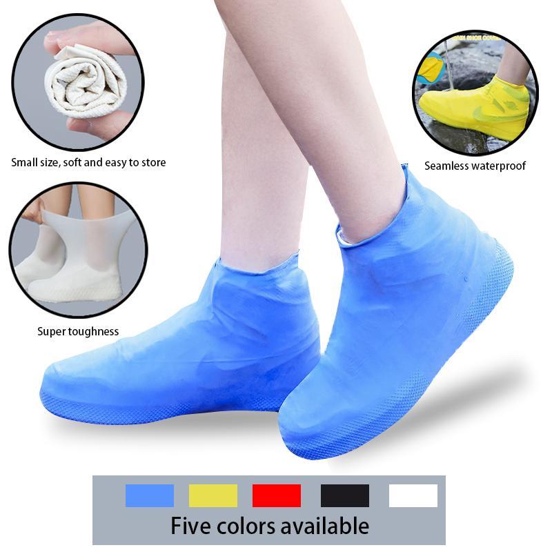 Waterproof Rain Shoe Cover – Non-slip sole & easy on/off – Reusable.