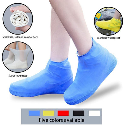 Waterproof Rain Shoe Cover – Non-slip sole & easy on/off – Reusable.