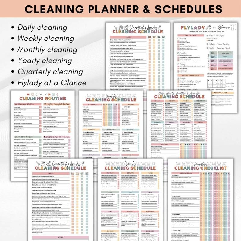CILIFER® ADHD Cleaning & Organizing Toolkit - Chore Planner