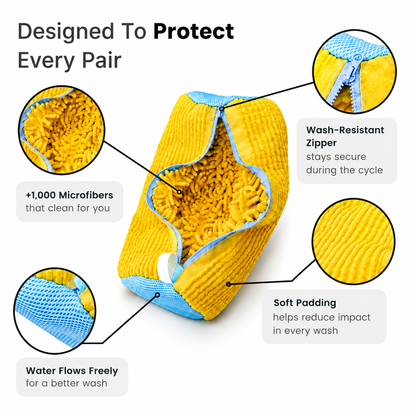 Reusable Laundry Shoe Bag for Washer And Dryer For All Shoe Types And Sizes