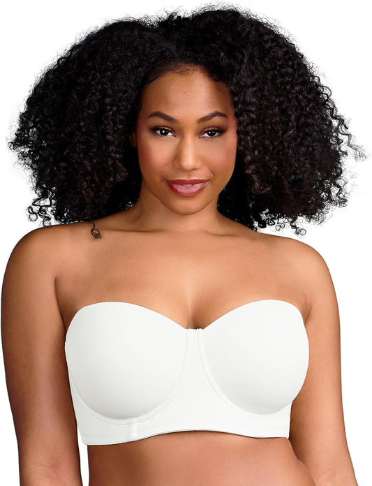 SFRCORD® Strapless Bras for Women Push Up. Underwire Bra for Big Busted. Supportive Lift Balconette Padded T-Shirt Bras