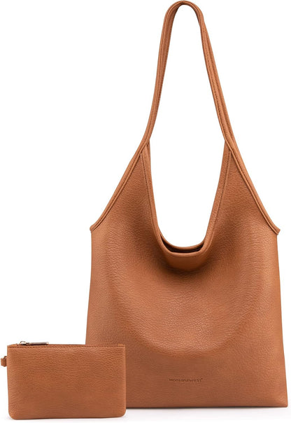 SFRCORD® Slouchy Hobo Bags for Women Soft Designer Shoulder Purses Ladies Top Handle Handbag