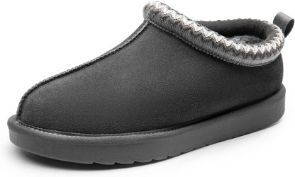 Cilifer® Women's Fuzzy Cozy Slippers Genuine Suede Indoor Outdoor Fluffy Home Comfy Winter Slip