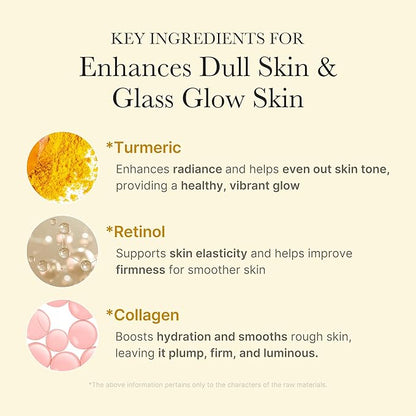 LUHAKA®  Kojic Acid Turmeric Night Wrapping Mask