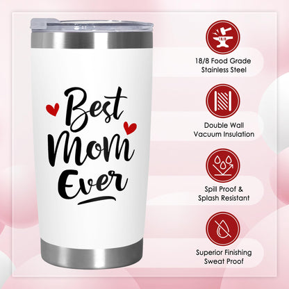 CILIFER® Mothers Day Gifts For Mom From Daughter Son - 20 Oz Stainless Steel Insulated Coffee Tumbler With Lid - Mom Birthday Gifts For Women Mama Stepmom Mother-In-Law Grandma
