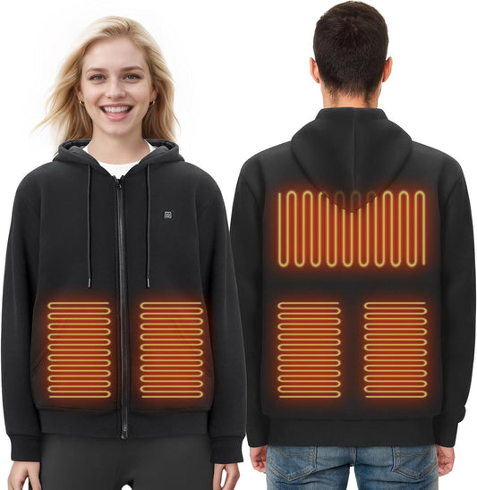 SFRCORD® Jackets for Women Men with Battery Pack 7.4v. Winter Heated Coat.