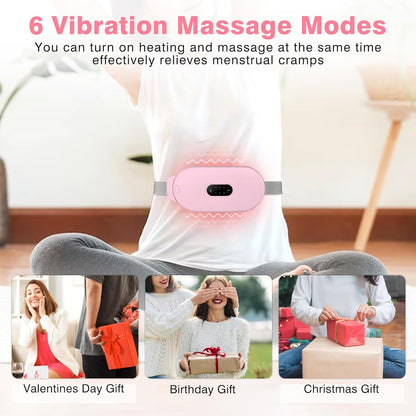 CILIFER® Thermal Pads for Cramps. Period Cramp Massager. Wireless Portable Heating Pad with 6 Heat Levels & 6 Massage Modes.