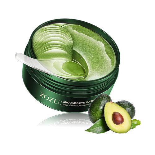 LUHAKA® Avocado Eye Mask 60 Pcs. Under Eye Patches for Dark Circles and Puffiness. Moisturizing Nourishing Eye Treatment Mask. Moisturizing and improving eye skin dryness