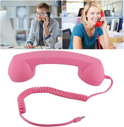 CILIFER® Retro Phone Handset with Wireless Bluetooth and USB Handsets for Cell Phones Radiation-Proof Comfortable Call.