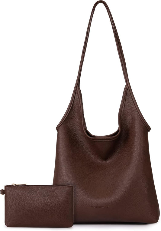 SFRCORD® Slouchy Hobo Bags for Women Soft Designer Shoulder Purses Ladies Top Handle Handbag