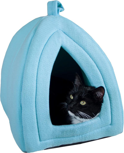 CILIFER® Cat Pet Bed. Igloo- Soft Indoor Enclosed Covered Tent/House for Cats. Kittens. and Small Pets with Removable Cushion Pad.