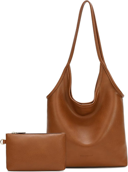 SFRCORD® Slouchy Hobo Bags for Women Soft Designer Shoulder Purses Ladies Top Handle Handbag