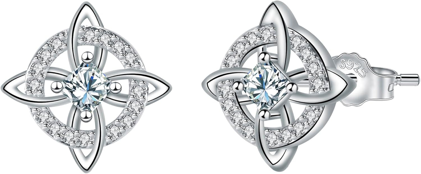 CILIFER® Ladies' 925 sterling silver earrings, original jewelry.