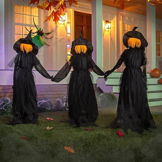 2025 Halloween Special 🧙‍♀️Lighted Halloween Witch Stakes
