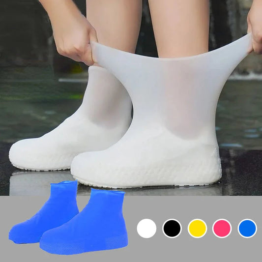 Waterproof Rain Shoe Cover – Non-slip sole & easy on/off – Reusable.