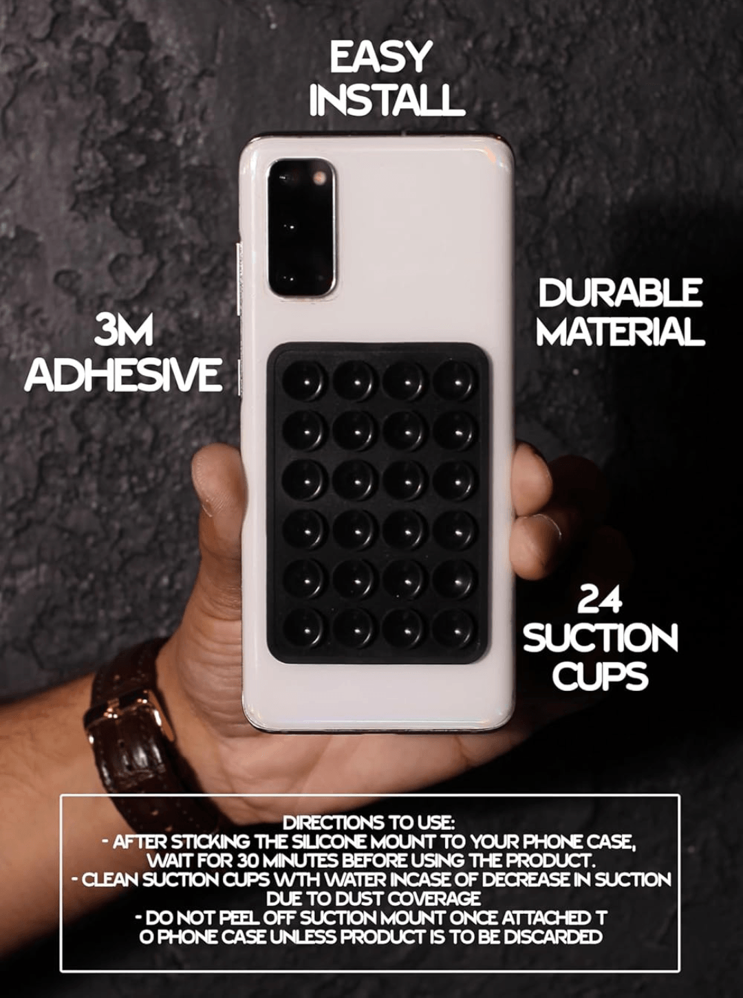 CZTICLE® Silicone Suction Phone Holder