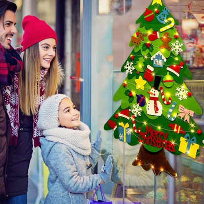 CILIFER® 🎄 Felt Interactive Christmas Tree for Kids