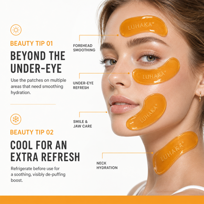 LUHAKA® Turmeric Kojic Acid Jelly Eye Masks