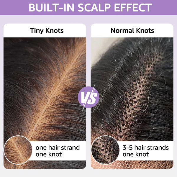 SFRCORD® Glueless Wigs Pre-plucked Pre Cut 9x6 HD Lace Bleached Tiny Knots Beginner Friendly