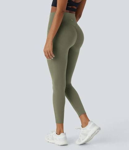 SFRCORD® SoCinched High Waisted Butt Lifting Tummy Control Side Pocket Shaping Training UltraSculpt Leggings