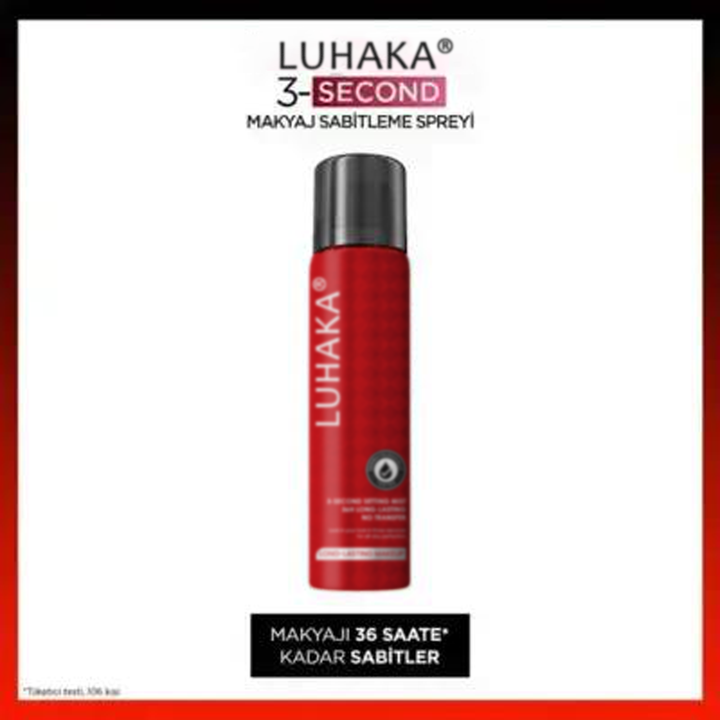 Luhaka® Makeup Fixing Spray - 3-Second Setting, Long Lasting Makeup Solution