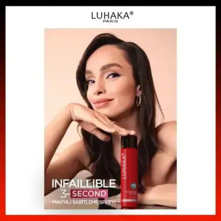 Luhaka® Makeup Fixing Spray - 3-Second Setting, Long Lasting Makeup Solution