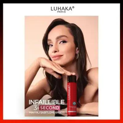 Luhaka® Makeup Fixing Spray - 3-Second Setting, Long Lasting Makeup Solution