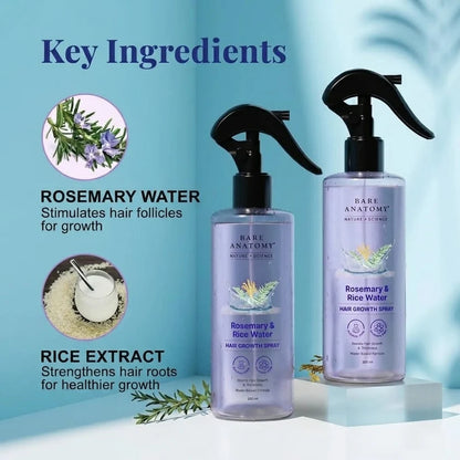 Rosemary & Rice Water Hair Growth Spray - 200 ml