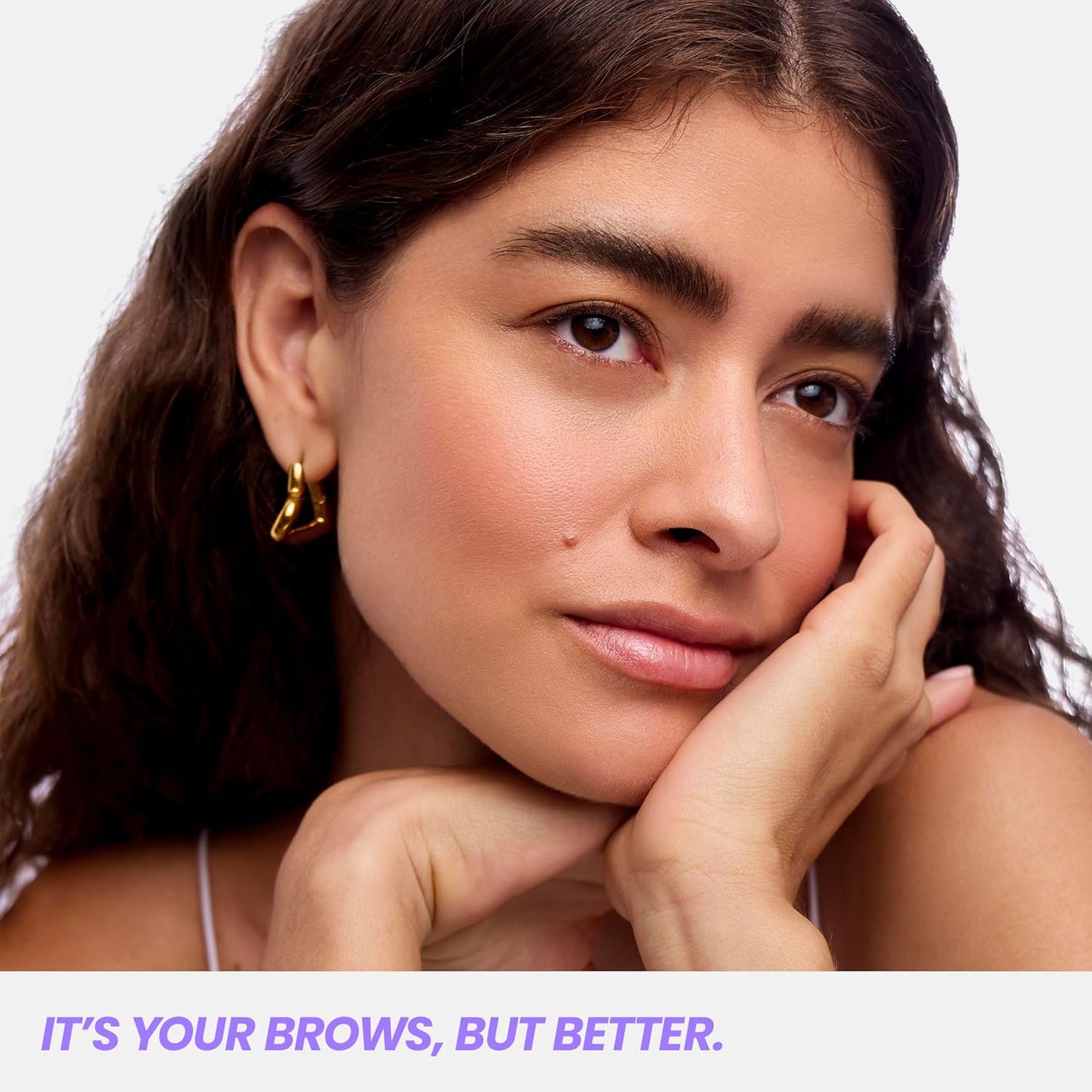 LUHAKA® Blading Brow Stain & Go Masque with Brow Styler Gel. Long Lasting Eyebrow Tint and Clear Gel. Volumizing and Smudge Proof (Dark Brunette)