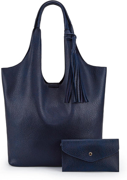SFRCORD® Slouchy Hobo Bags for Women Soft Designer Shoulder Purses Ladies Top Handle Handbag