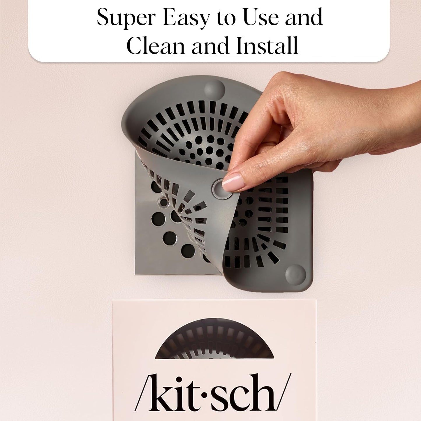 Silicone Shower Drain Hair Catcher