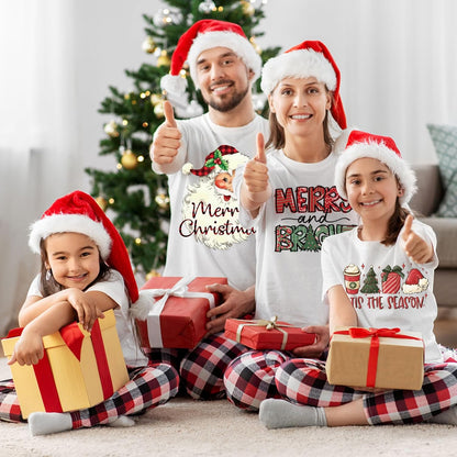 CILIFER® 12 Sheets Christmas Heat Transfers Vinyl.Christmas Iron On Transfers for T-Shirts.Holiday HTV Vinyl Iron on Decals for Clothes Pillow Hoodie DIY Crafts