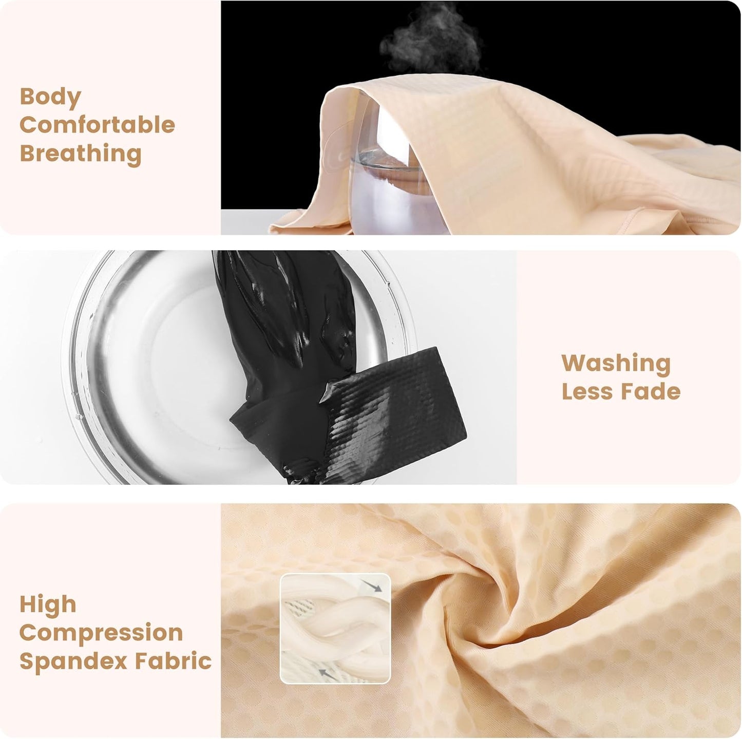 SFRCORD® Tummy Control Tucker Spanks Shapewear Shorts For Women.High Waisted Compression No Rol Girdles Seamless Butt Lifting Shaper