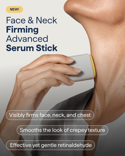 REMEDY Face & Neck Firming Retinal Serum Stick for Crepey Skin | Retinaldehyde. Peptides & CoQ10 Visibly Firms Skin. Tightening & Smoothing. Fragrance Free. By Dermatologist Dr. Shah. 0.8 oz