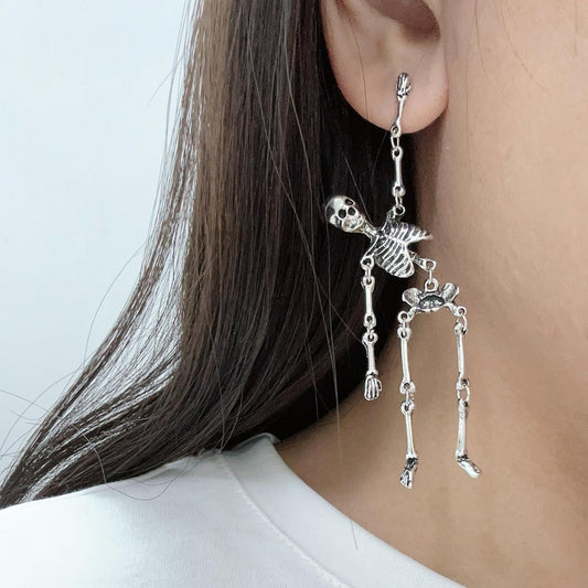 CILIFER® Halloween Earrings for Women Gothic Punk Skull Halloween Jewelry