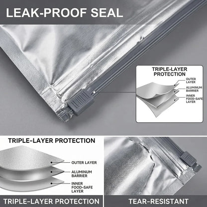 Aluminium Foil Food Storage Bags Set