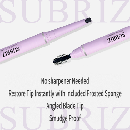 LUHAKA® DOUBLE-ENDED FEATHER EDGE EYEBROW PENCIL KIT