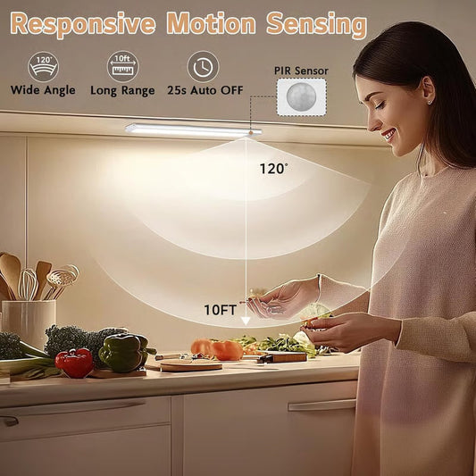 CZTICLE® Rechargeable Motion Sensor Under Cabinet Lights
