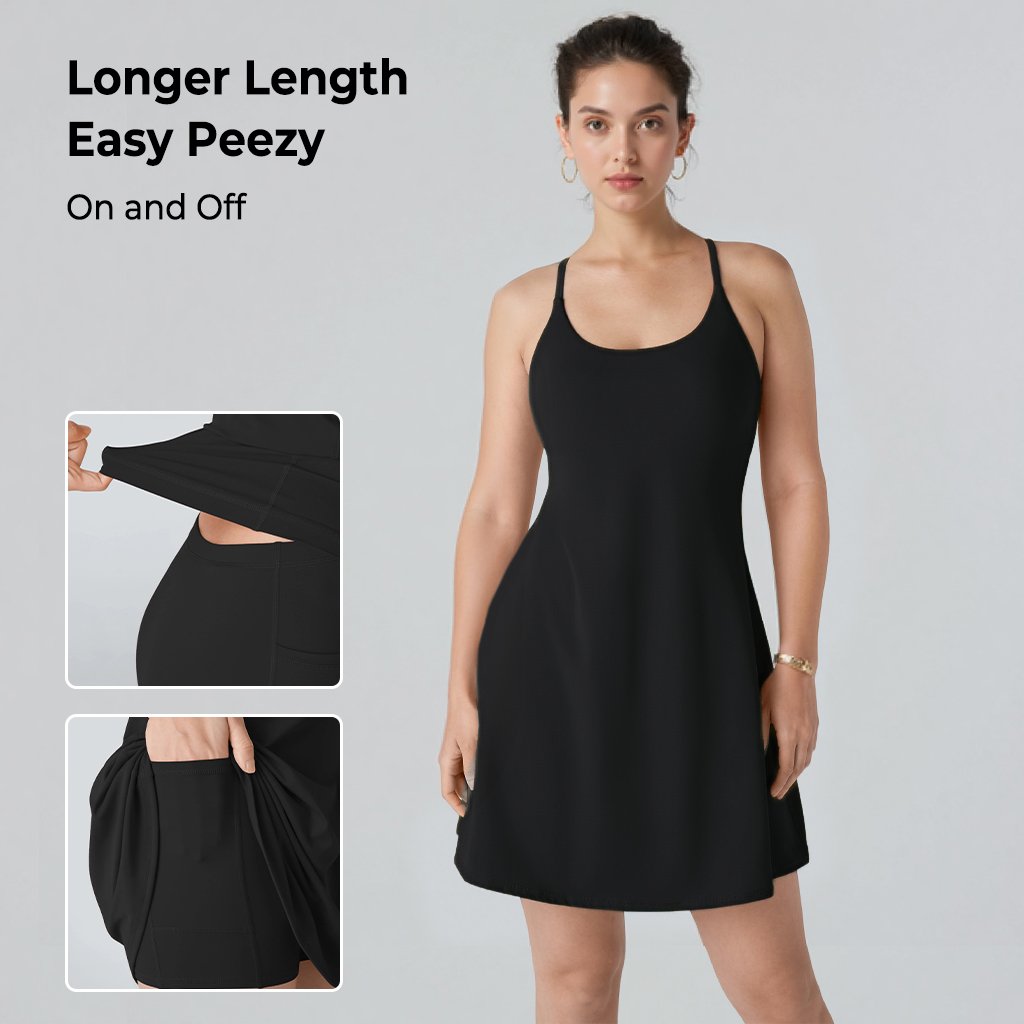 SFRCORD®🔥The Ultimate Tummy Control Backless Active Dress