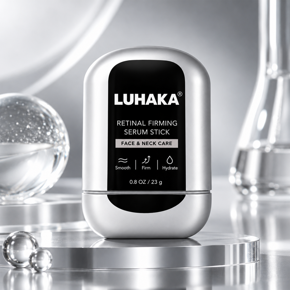 LUHAKA® Retinal Firming Serum Stick for Face & Neck – Targeted Care for Crepey-Looking Skin